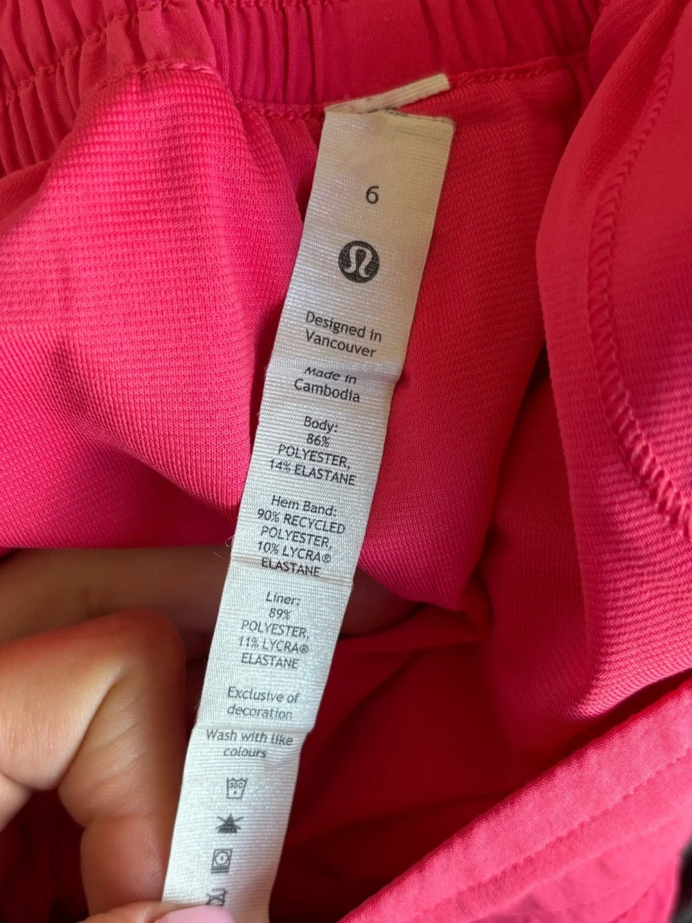 Lululemon Hotty Hot High-Rise Lined Short 4”